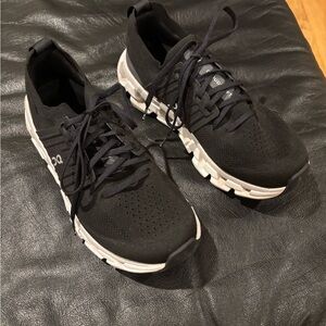 On Running Black Athletic Shoes